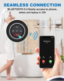 Bluetooth Shower Speaker, Portable Bluetooth Speakers, IP67 Waterproof Speaker with Suction Cup, Floating, Crystal Sound